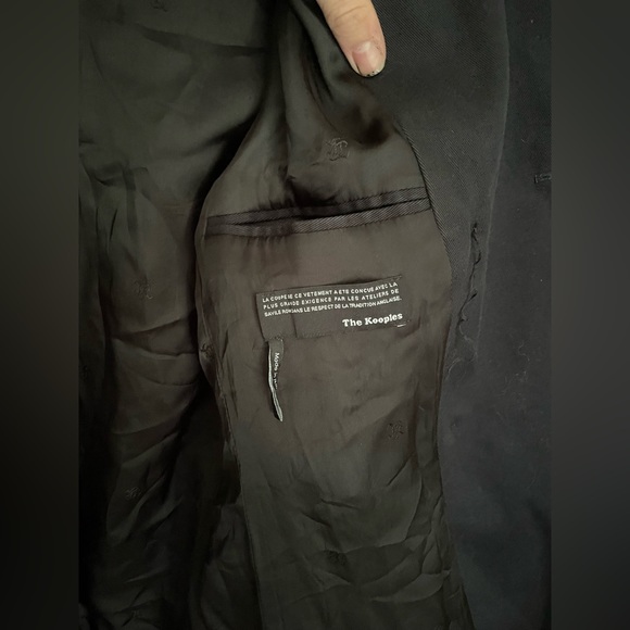 The Kooples Navy Blue Trench Coat Size 46 EU - Picture 4 of 7